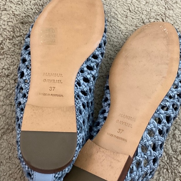 Mansur Gavriel Woven Ballerina Flats - Picture 8 of 8